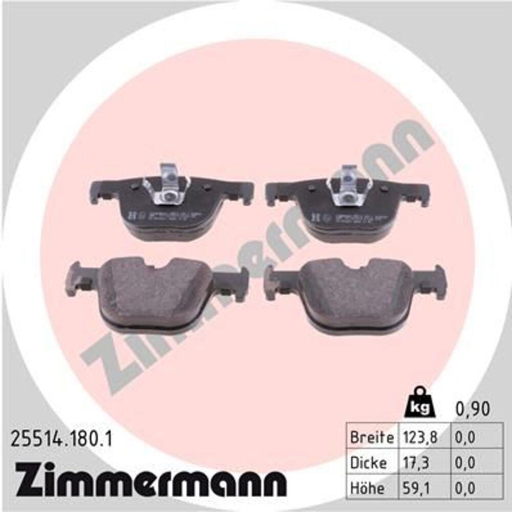 Zimmermann Brake Pad Set 255.1418.01