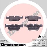 Zimmermann Brake Pad Set 253.3116.01