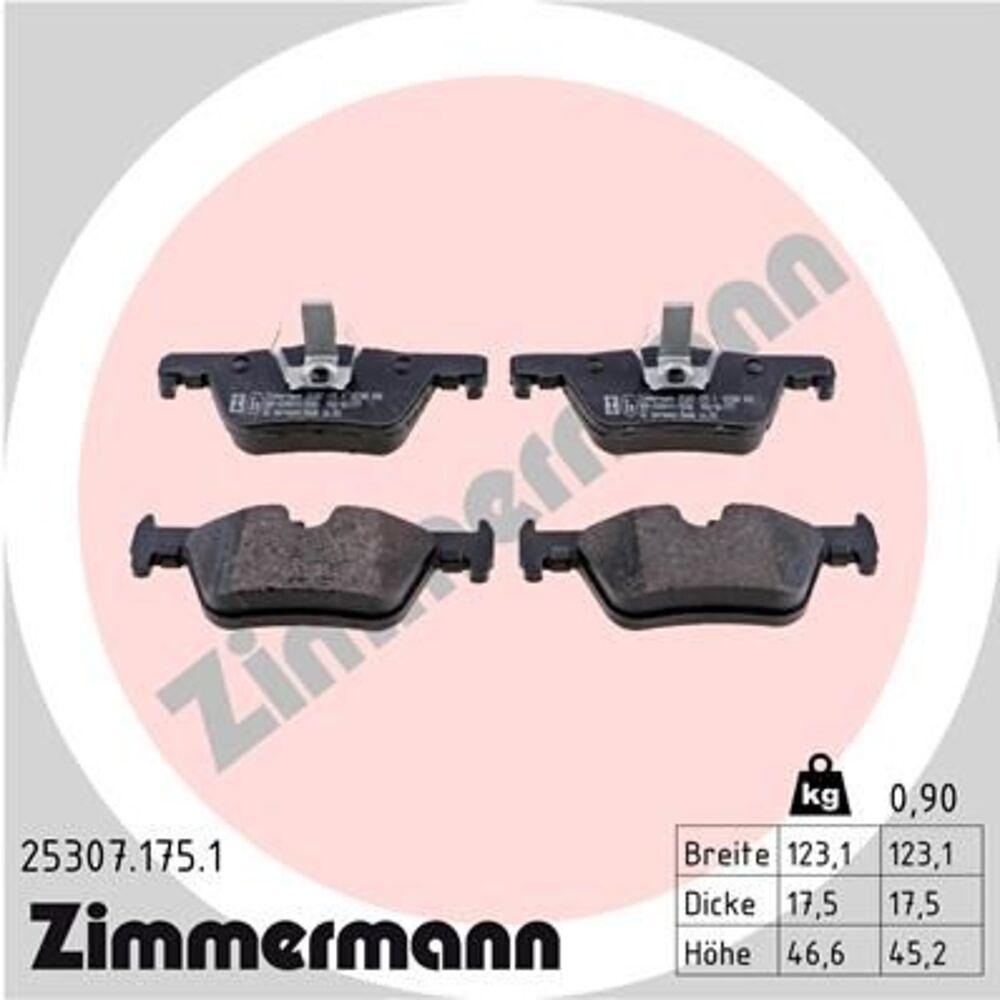 Zimmermann Brake Pad Set 253.0717.51