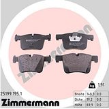 Zimmermann Brake Pad Set 251.9919.51