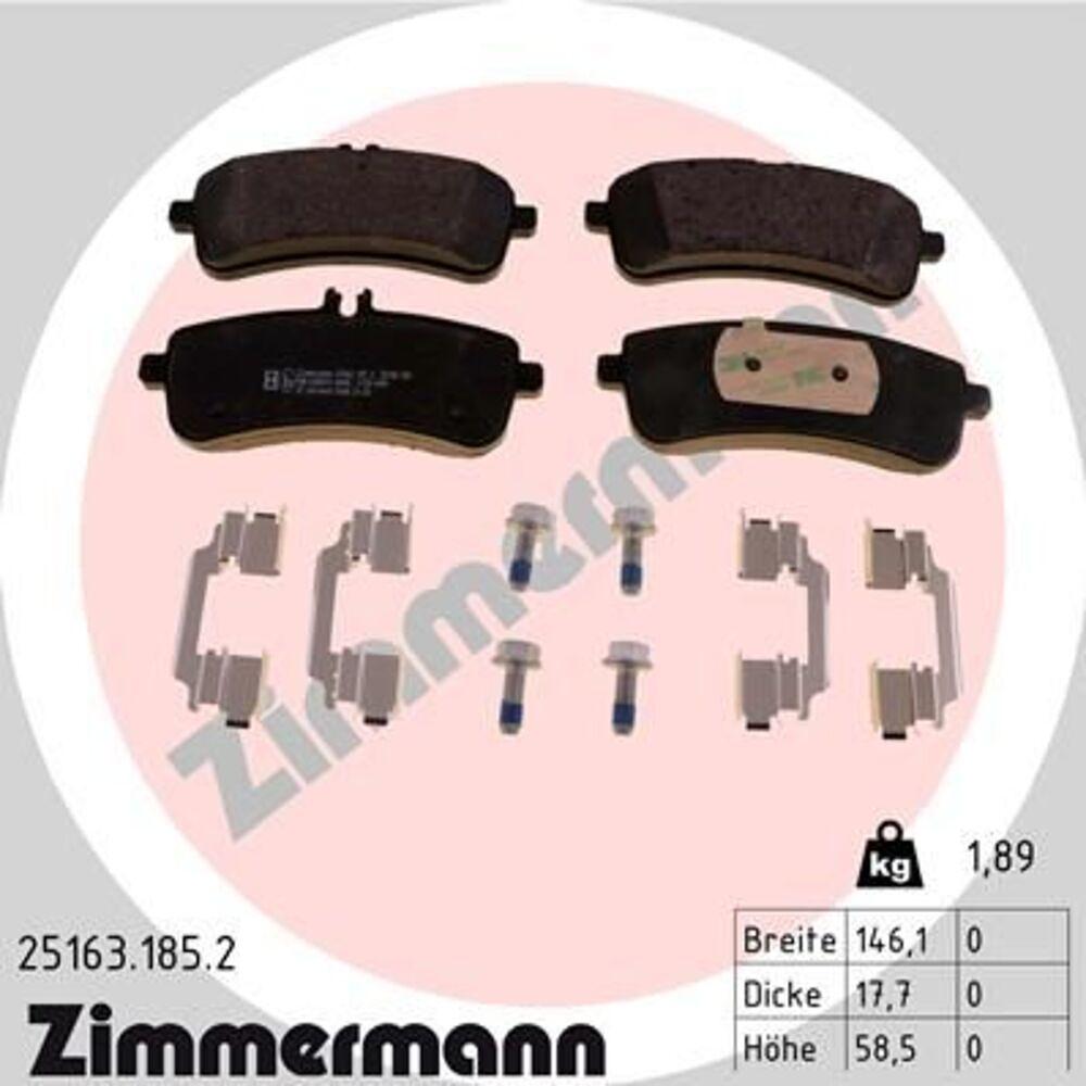 Zimmermann Brake Pad Set 251.6318.52