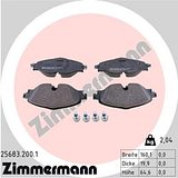 Zimmermann Brake Pad Set 256.8320.01