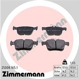 Zimmermann Brake Pad Set 250.0816.51