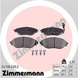 Zimmermann Brake Pad Set 247.3820.02