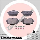 Zimmermann Brake Pad Set 247.0317.51
