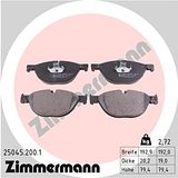 Zimmermann Brake Pad Set 250.4520.01