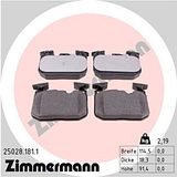 Zimmermann Brake Pad Set 250.2818.11