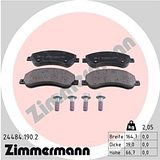 Zimmermann Brake Pad Set 244.8419.02