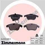 Zimmermann Brake Pad Set 243.3320.01