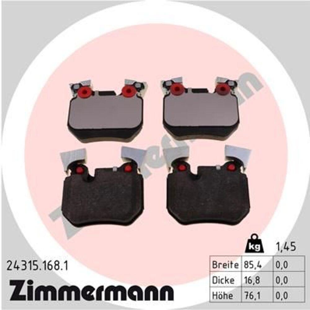 Zimmermann Brake Pad Set 243.1516.81