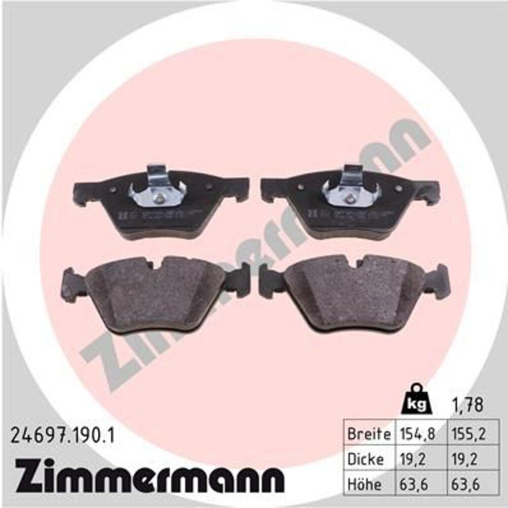 Zimmermann Brake Pad Set 246.9719.01