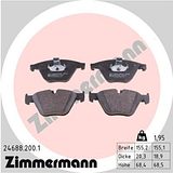 Zimmermann Brake Pad Set 246.8820.01