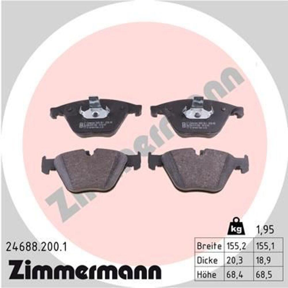 Zimmermann Brake Pad Set 246.8820.01