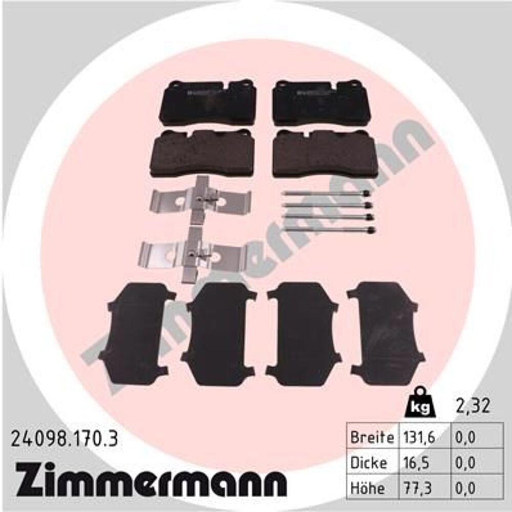 Zimmermann Brake Pad Set 240.9817.03