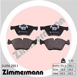 Zimmermann Brake Pad Set 240.9620.01