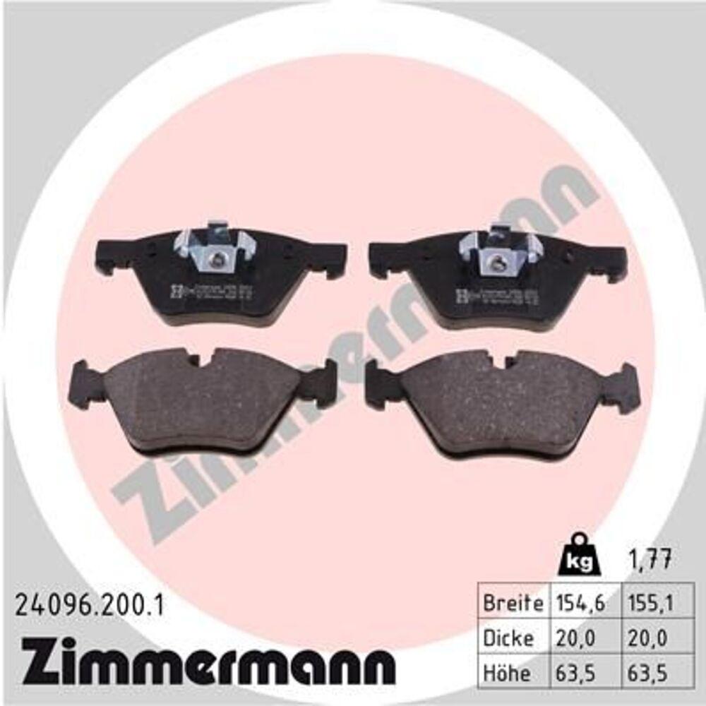 Zimmermann Brake Pad Set 240.9620.01