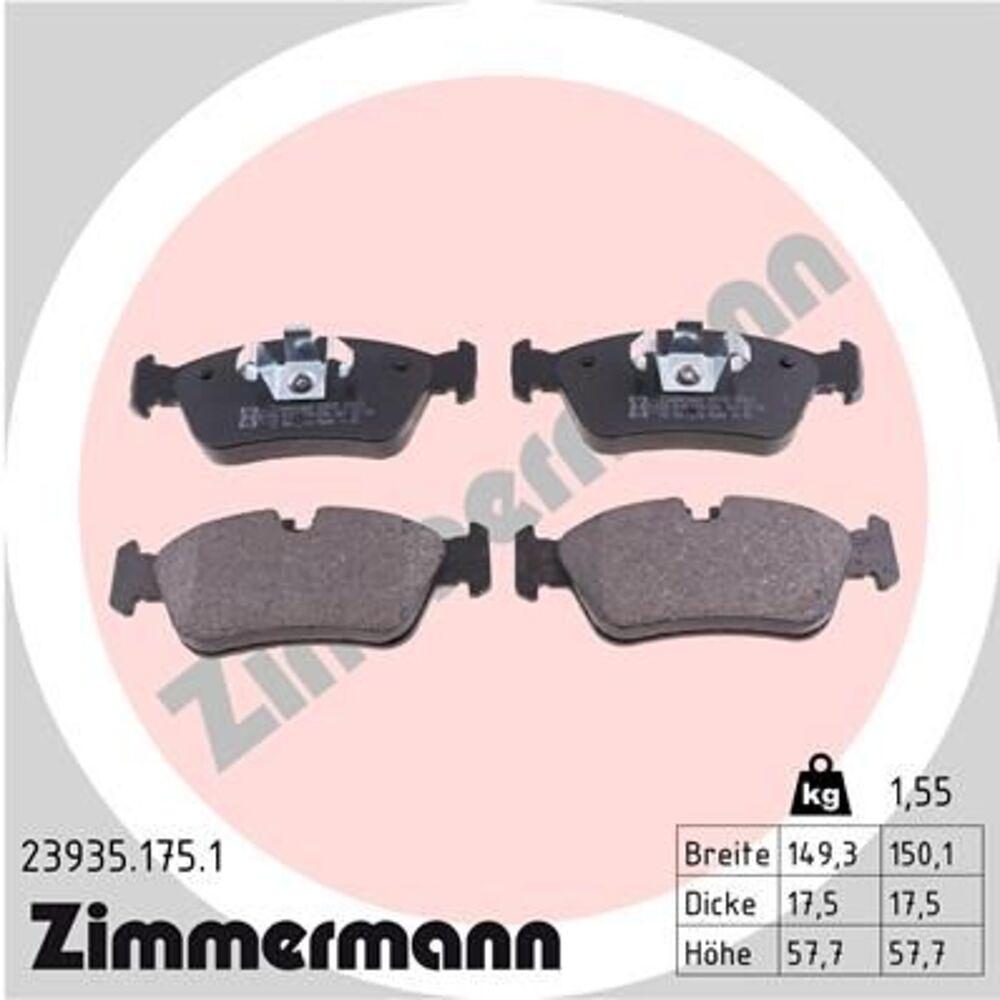 Zimmermann Brake Pad Set 239.3517.51