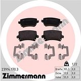 Zimmermann Brake Pad Set 239.1417.03