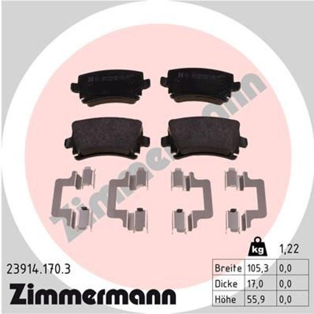 Zimmermann Brake Pad Set 239.1417.03