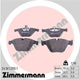 Zimmermann Brake Pad Set 241.6120.01
