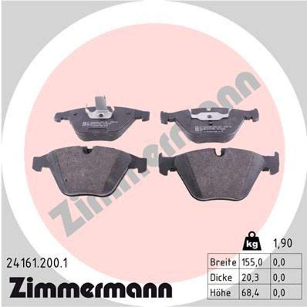 Zimmermann Brake Pad Set 241.6120.01
