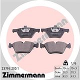Zimmermann Brake Pad Set 237.9420.01