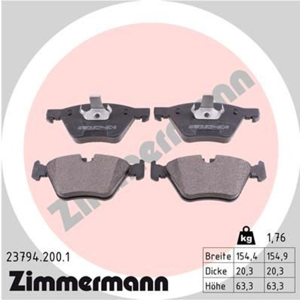 Zimmermann Brake Pad Set 237.9420.01