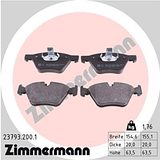 Zimmermann Brake Pad Set 237.9320.01