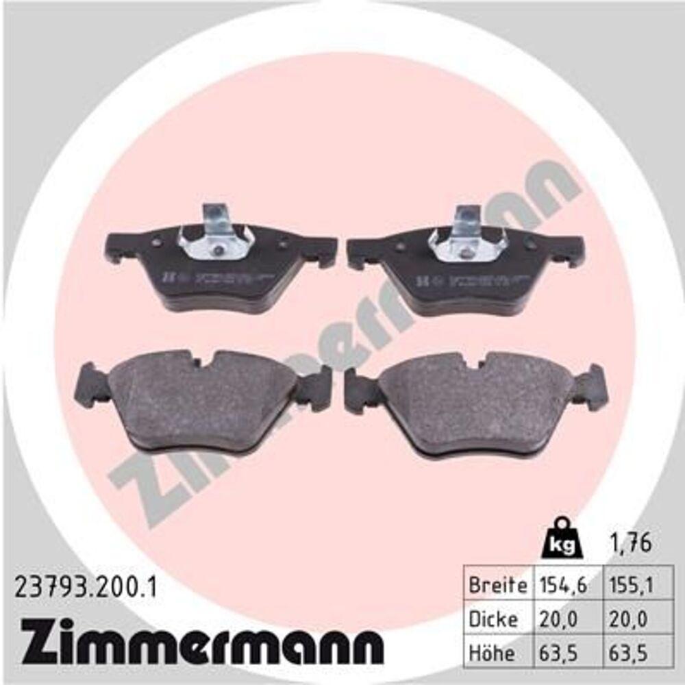 Zimmermann Brake Pad Set 237.9320.01