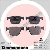 Zimmermann Brake Pad Set 237.3117.01