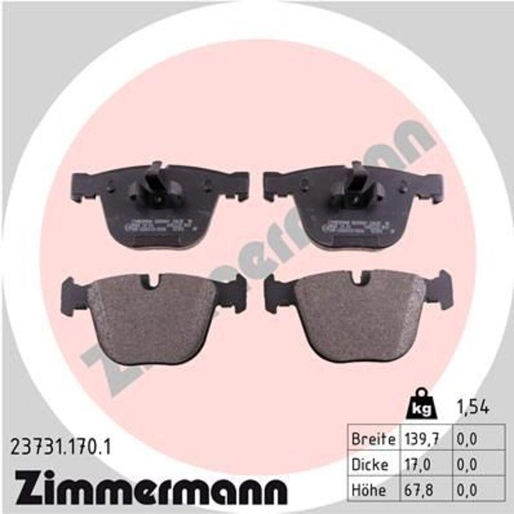 Zimmermann Brake Pad Set 237.3117.01