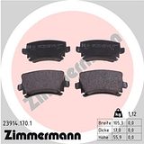 Zimmermann Brake Pad Set 239.1417.02
