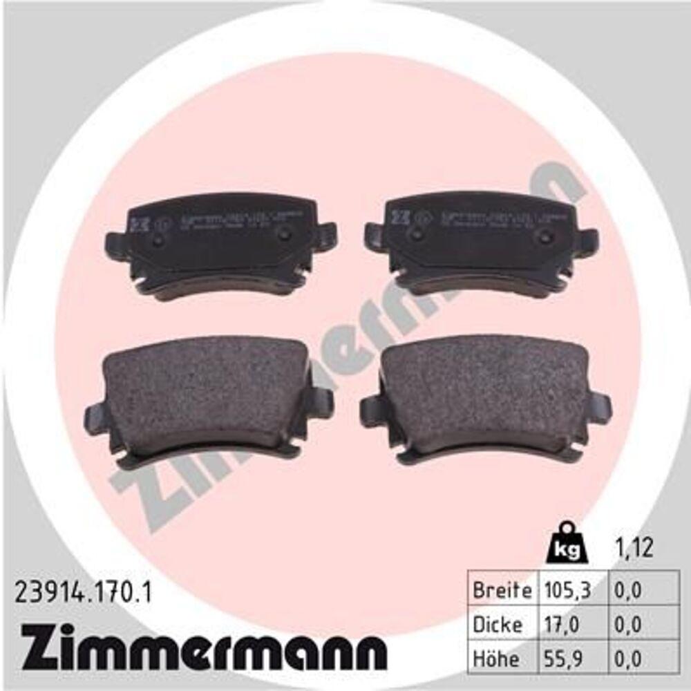 Zimmermann Brake Pad Set 239.1417.02