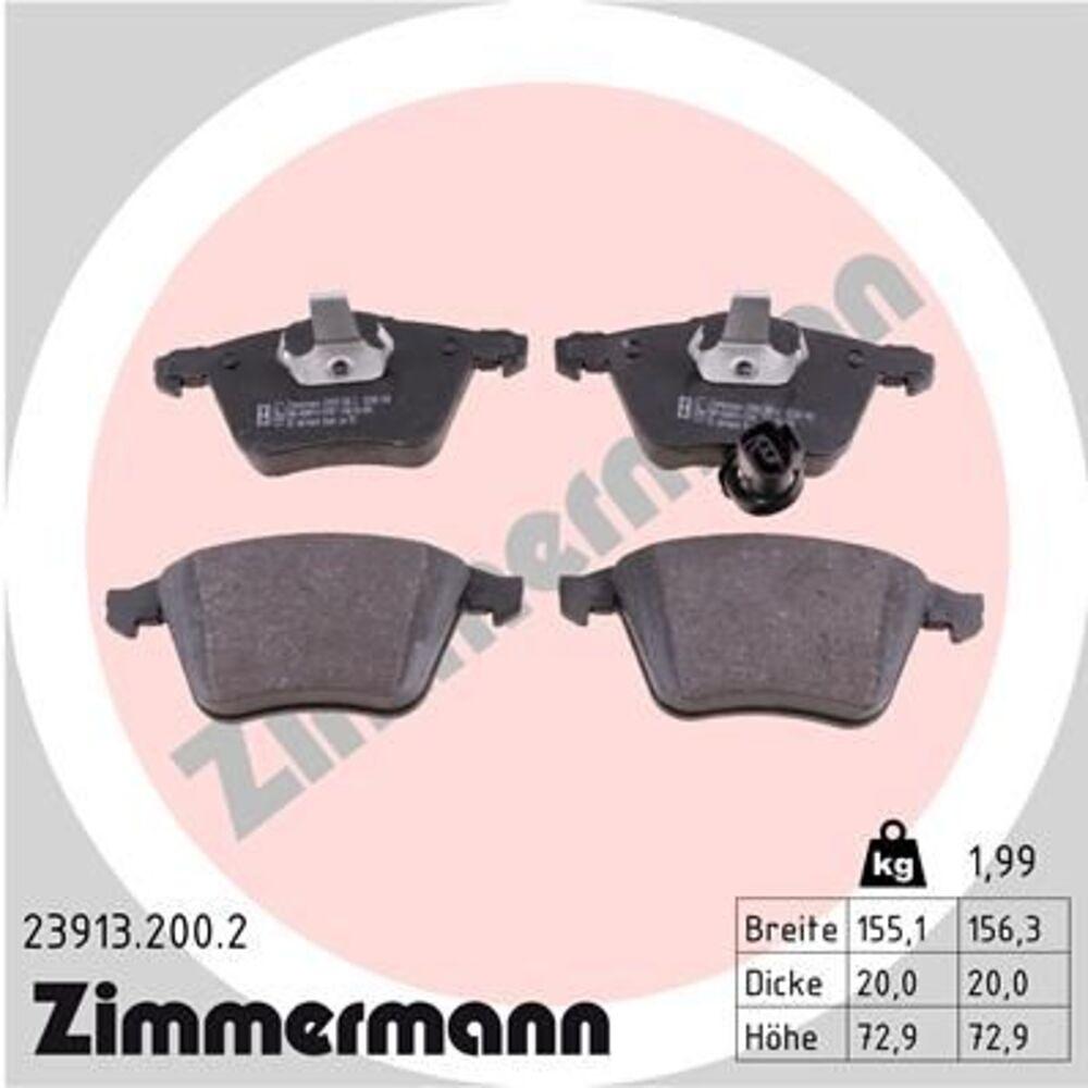 Zimmermann Brake Pad Set 239.1320.02