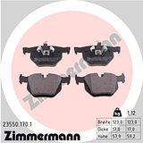 Zimmermann Brake Pad Set 235.5017.01