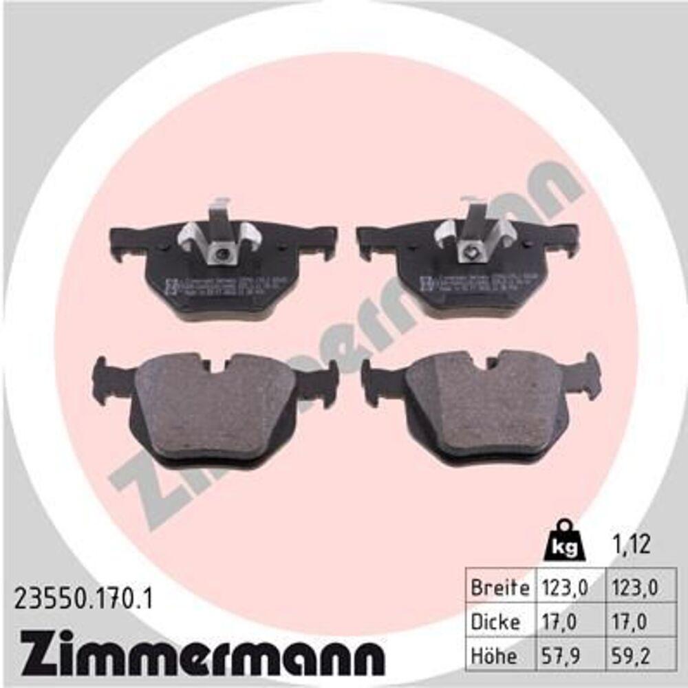 Zimmermann Brake Pad Set 235.5017.01