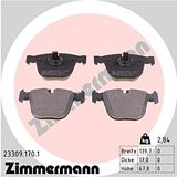 Zimmermann Brake Pad Set 233.0917.01