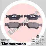 Zimmermann Brake Pad Set 232.8717.51