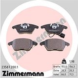 Zimmermann Brake Pad Set 235.8720.01