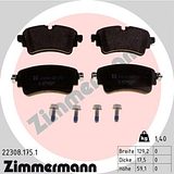 Zimmermann Brake Pad Set 223.0817.51