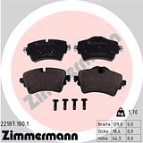 Zimmermann Brake Pad Set 221.8718.01