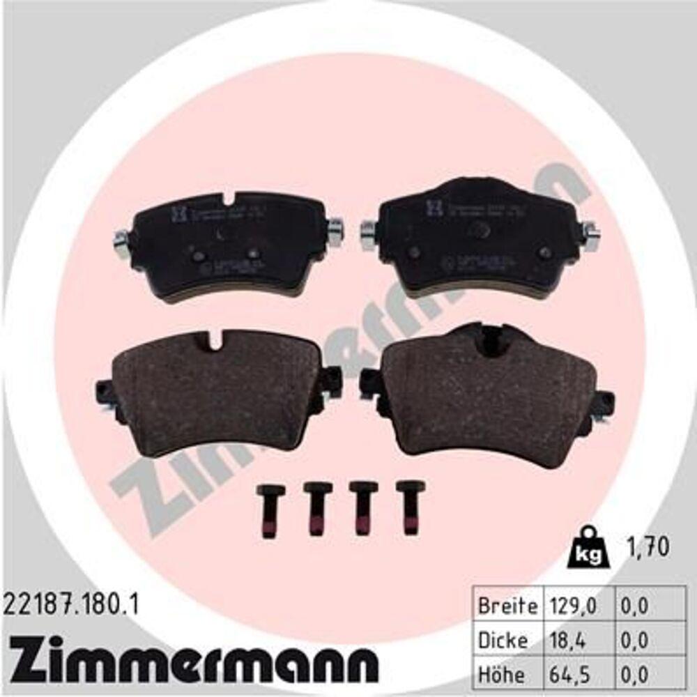 Zimmermann Brake Pad Set 221.8718.01