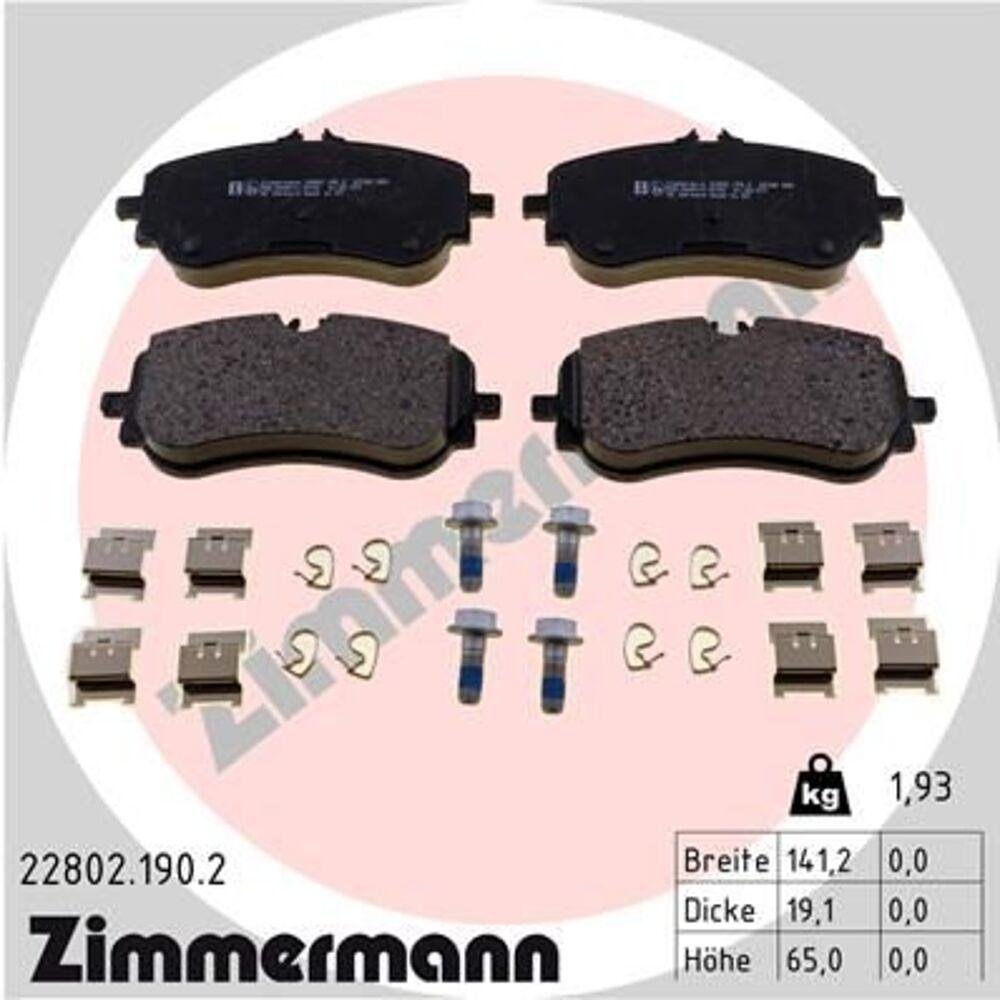 Zimmermann Brake Pad Set 228.0219.02