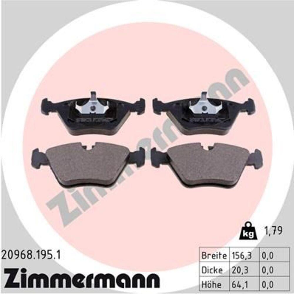 Zimmermann Brake Pad Set 209.6819.51