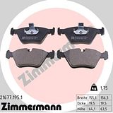 Zimmermann Brake Pad Set 216.7719.51