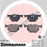 Zimmermann Brake Pad Set 214.8717.01