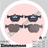 Zimmermann Brake Pad Set 214.8619.01