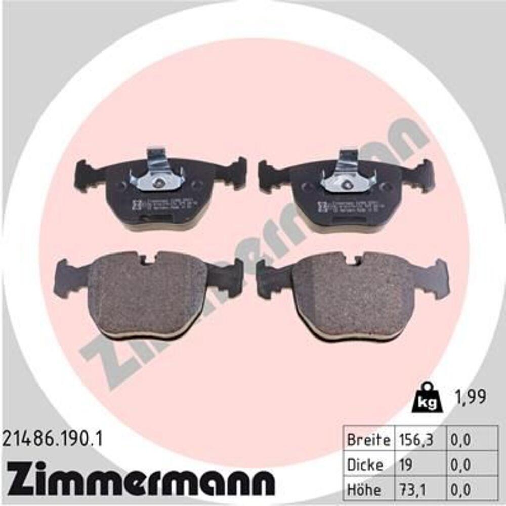 Zimmermann Brake Pad Set 214.8619.01