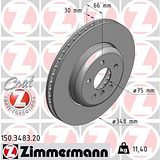 Zimmermann 348mm Brake Disc Set (2 pcs) 150.3483.20
