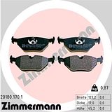 Zimmermann Brake Pad Set 201.8017.01